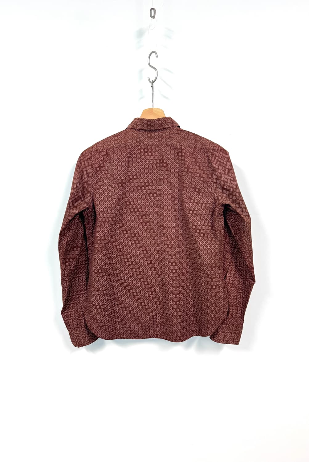 A.P.C 아페쎄 버건디컬러 패턴 셔츠 블라우스 38 상품이미지2