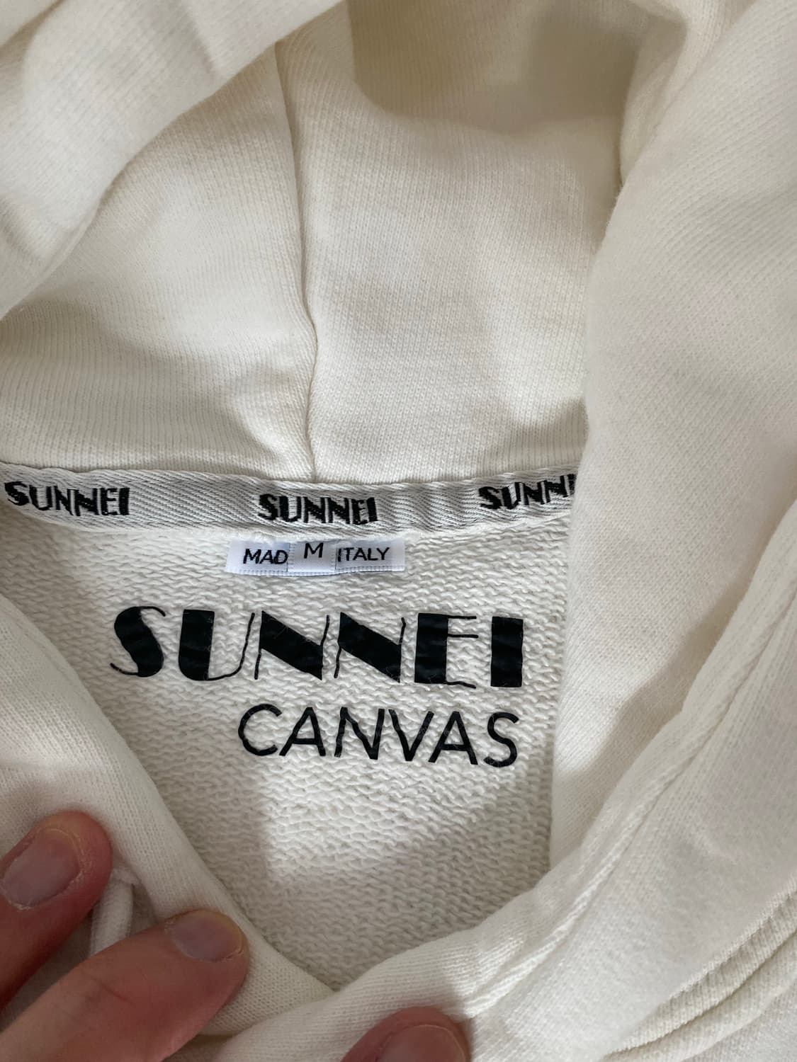 Sunnei 리버스위브 후드티 상품이미지4