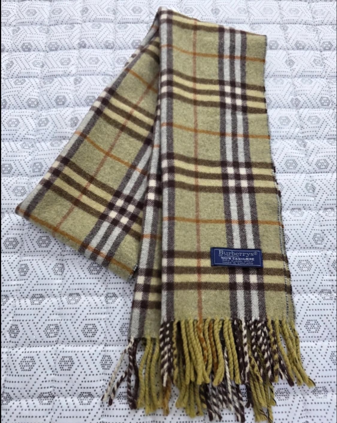 버버리 100% 캐시미어 머플러 상품이미지3