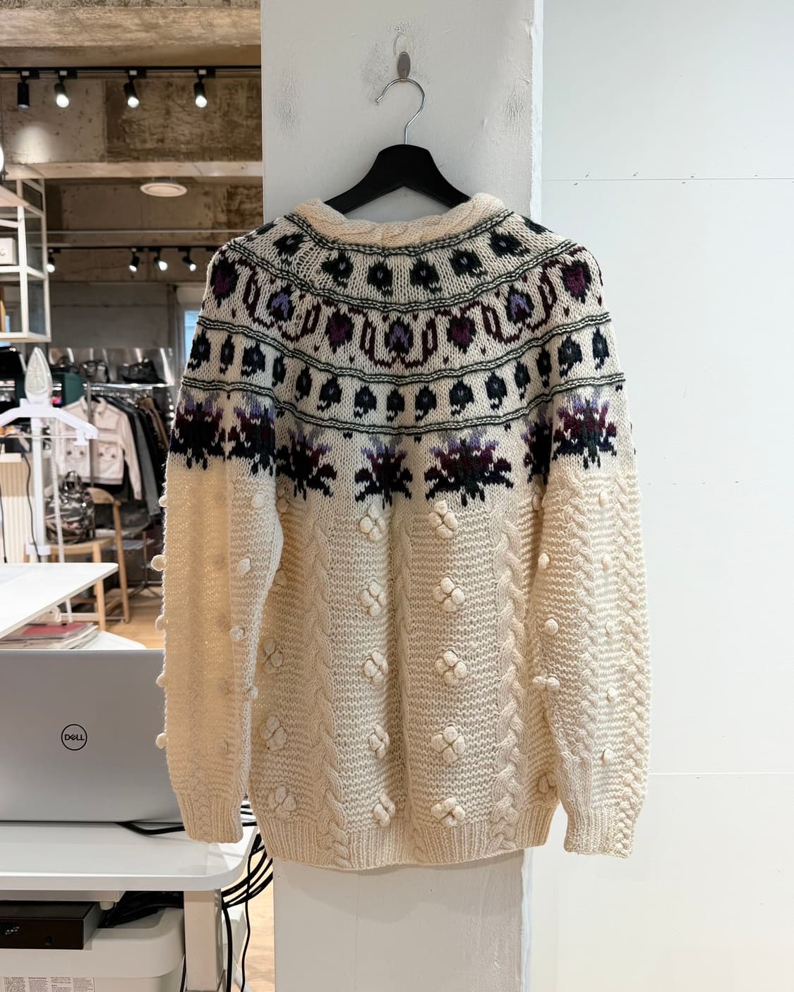 울리치 아이보리 노르딕 울 니트  상품이미지7