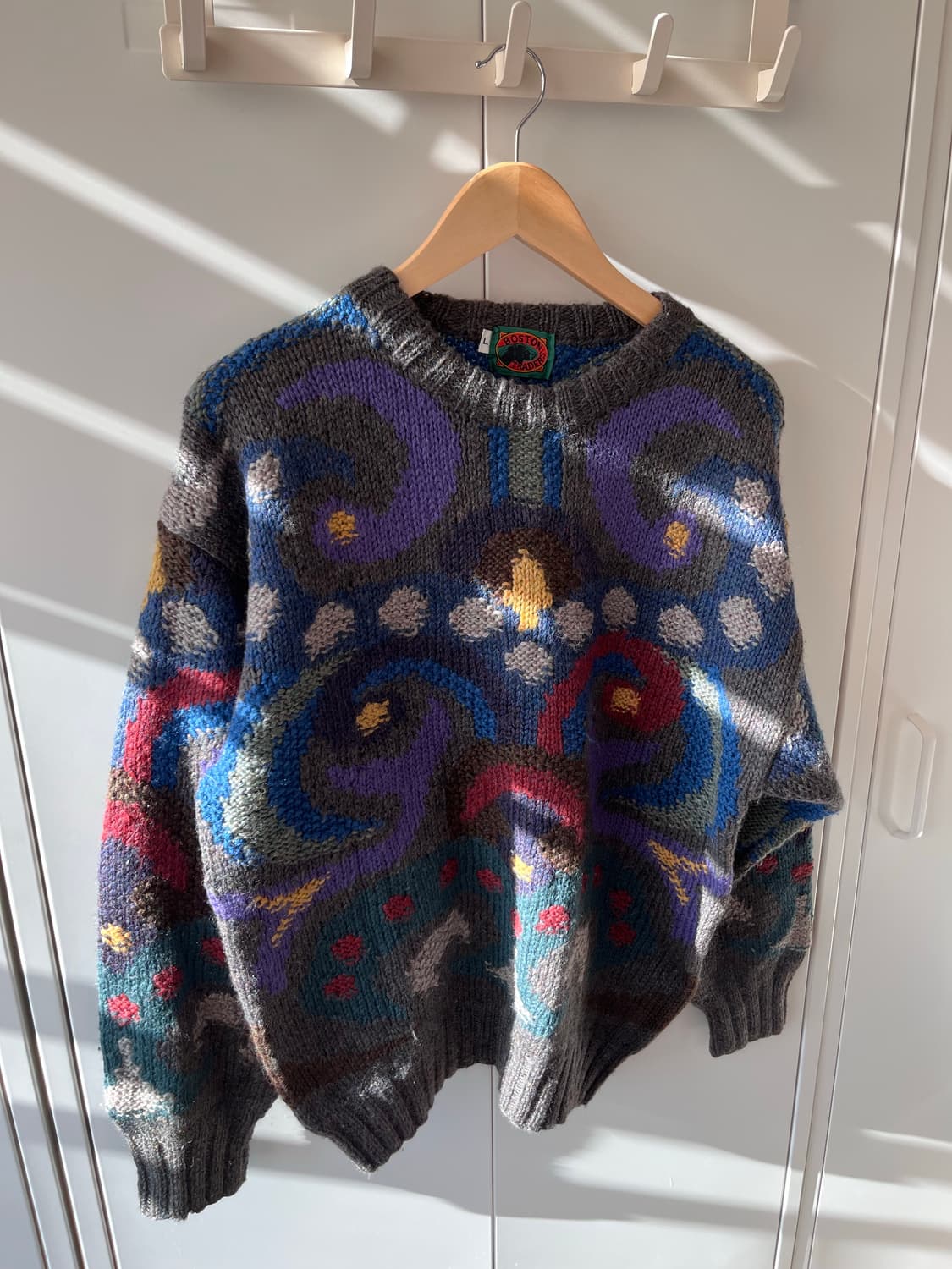 Boston traders 패턴 울 니트 상품이미지5