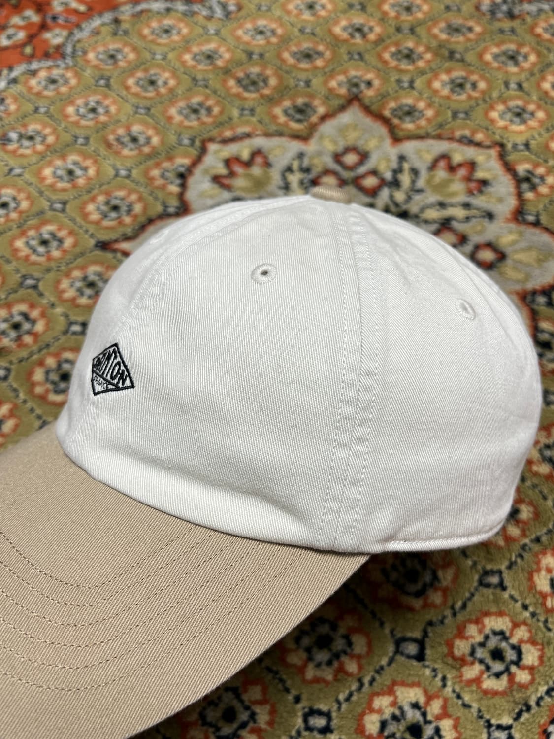 [OS] 단톤 화이트 베이지 투톤 볼캡 상품이미지2