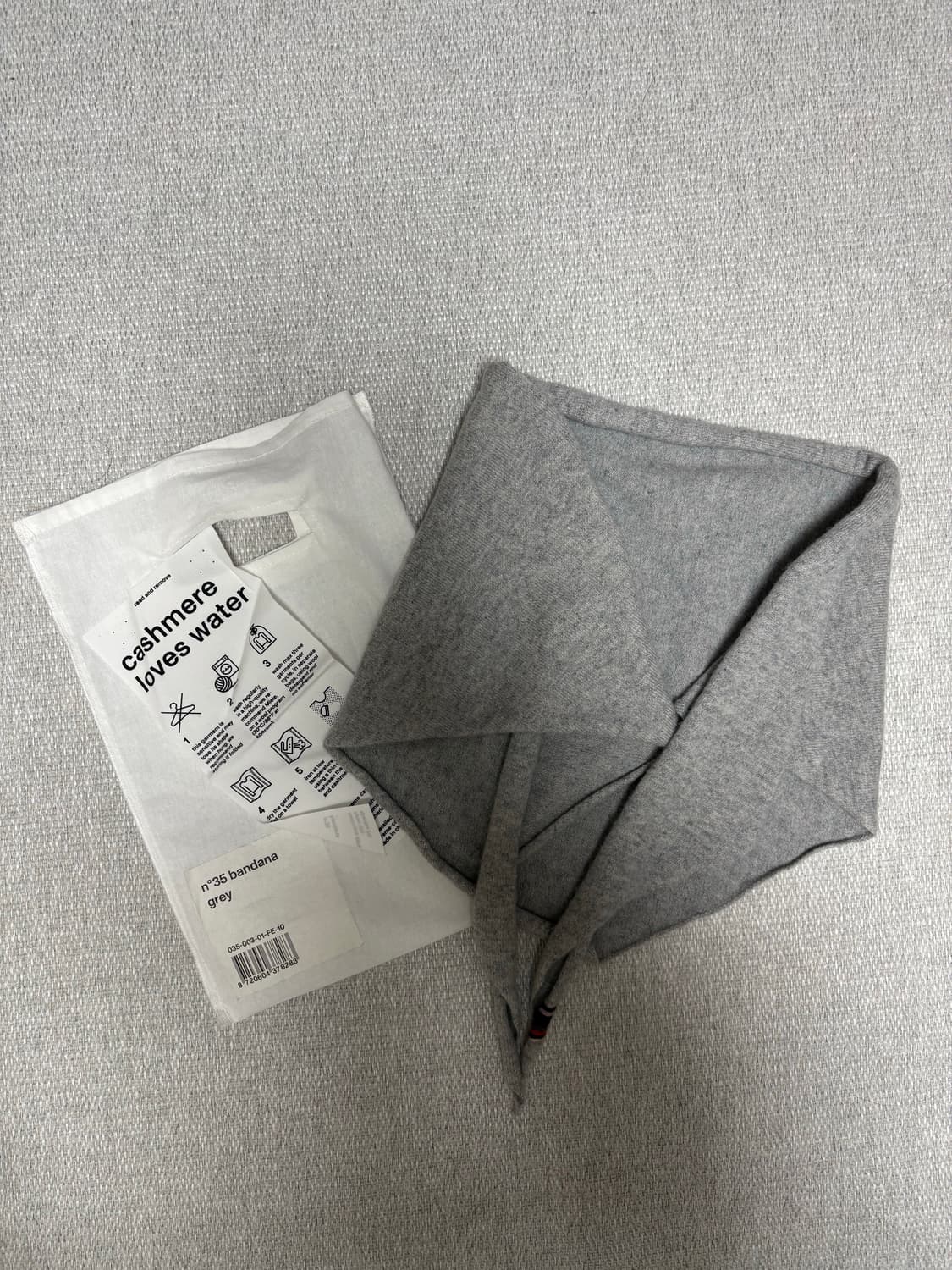 익스트림캐시미어 반다나 그레이 상품이미지1