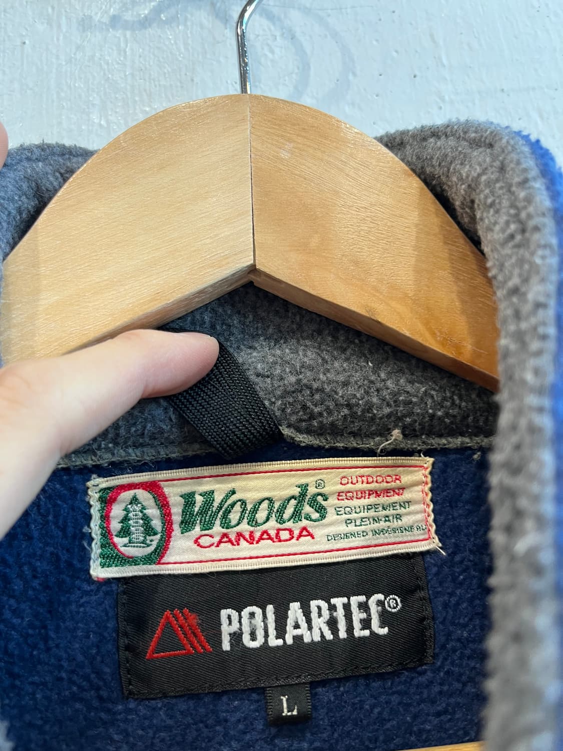 woods 우즈 캐나다 폴라텍 플리스 집업 자켓 상품이미지3