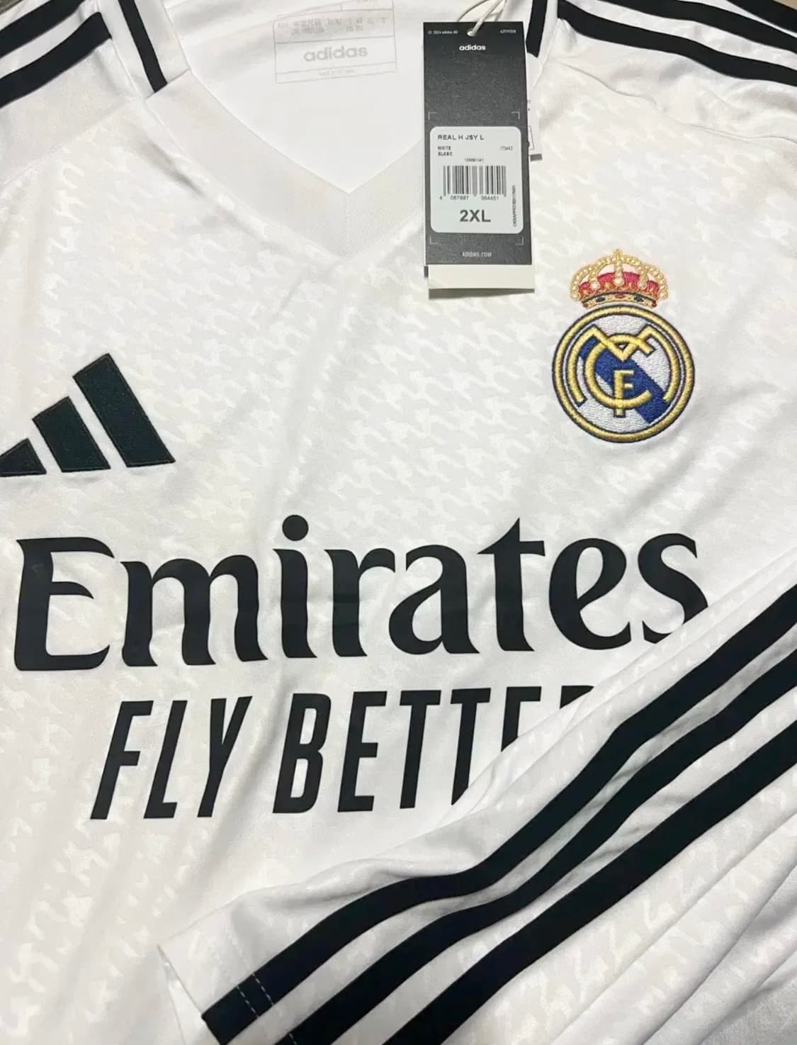 무료 마킹,패치) 어센틱 24-25 레알마드리드 홈 유니폼 챔스ver 상품이미지3