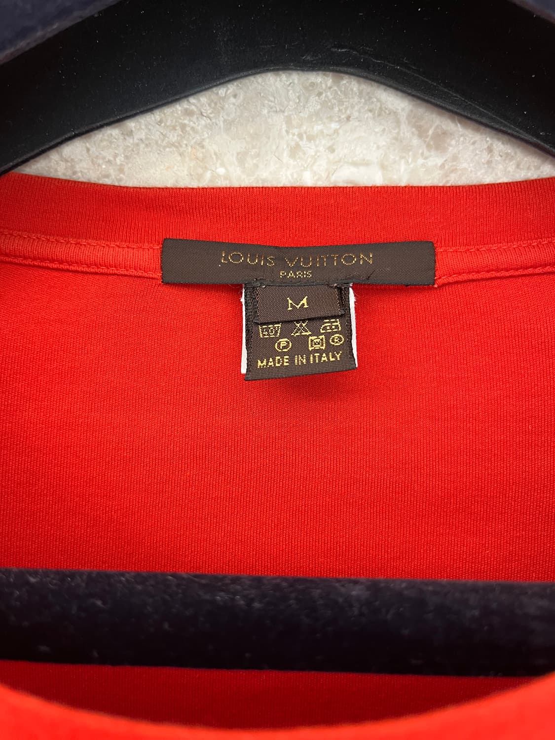 루이비통 오렌지 반팔 티셔츠 M 상품이미지4