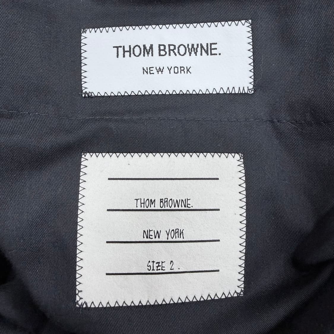 [S+급/3] 톰브라운 사선완장 플레인 위브 블레이저 자켓 정장 세트 상품이미지9