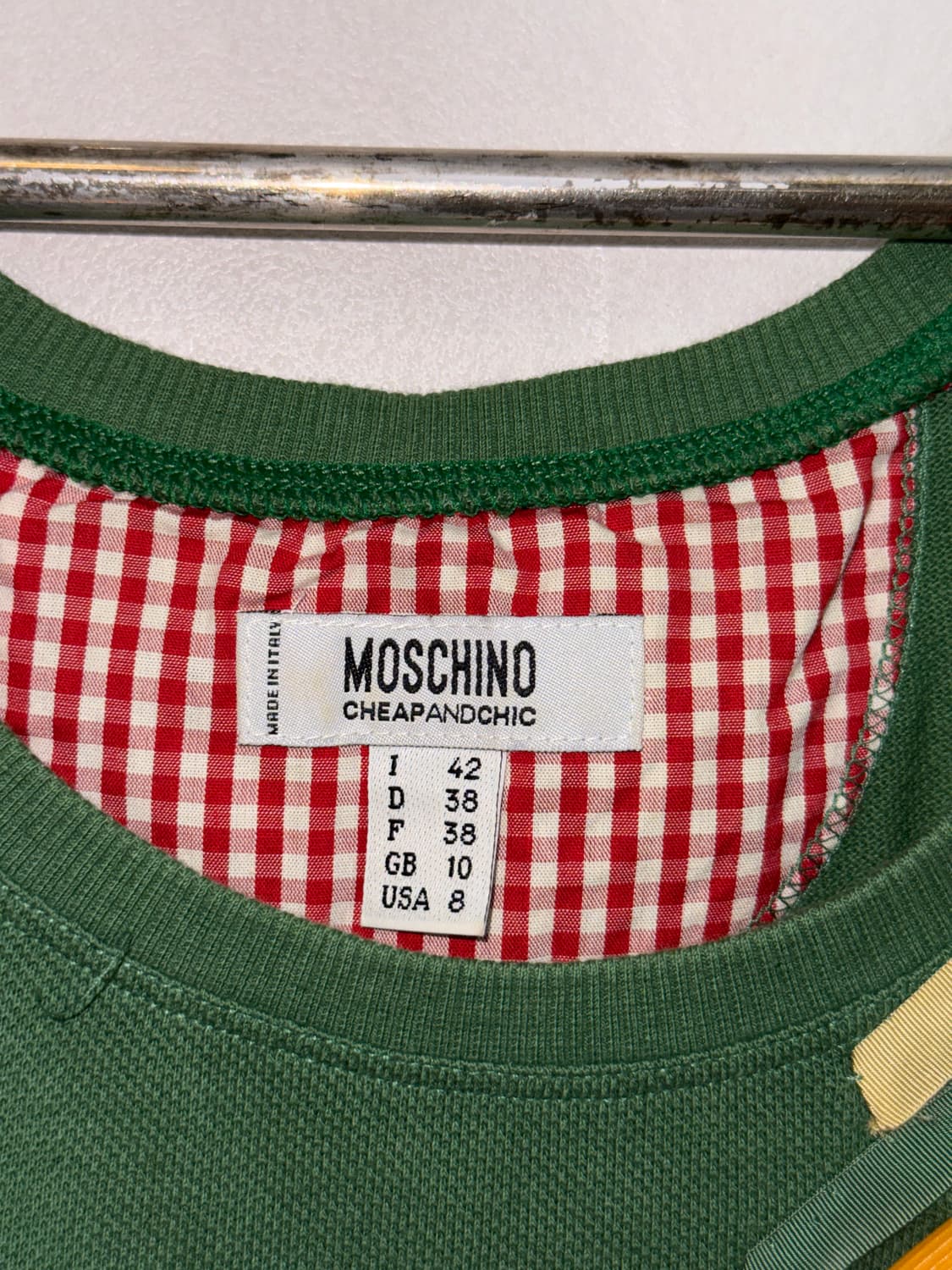MOSCHINO truly italian pasta sleeveless 상품이미지6