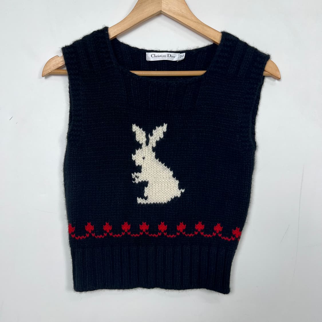 CD Dior 크리스챤 디올 캐시미어 래빗 니트조끼 상품이미지1