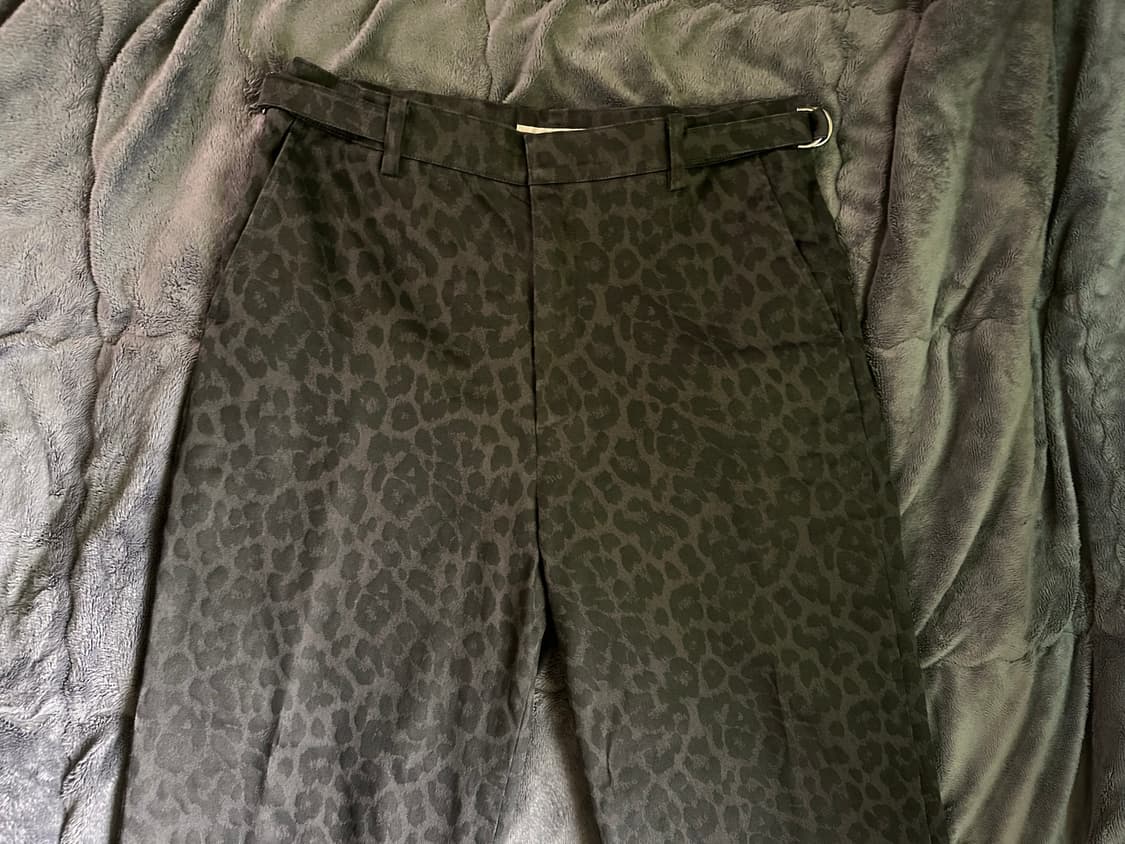 윤세 와이드 레오파드 팬츠 상품이미지2