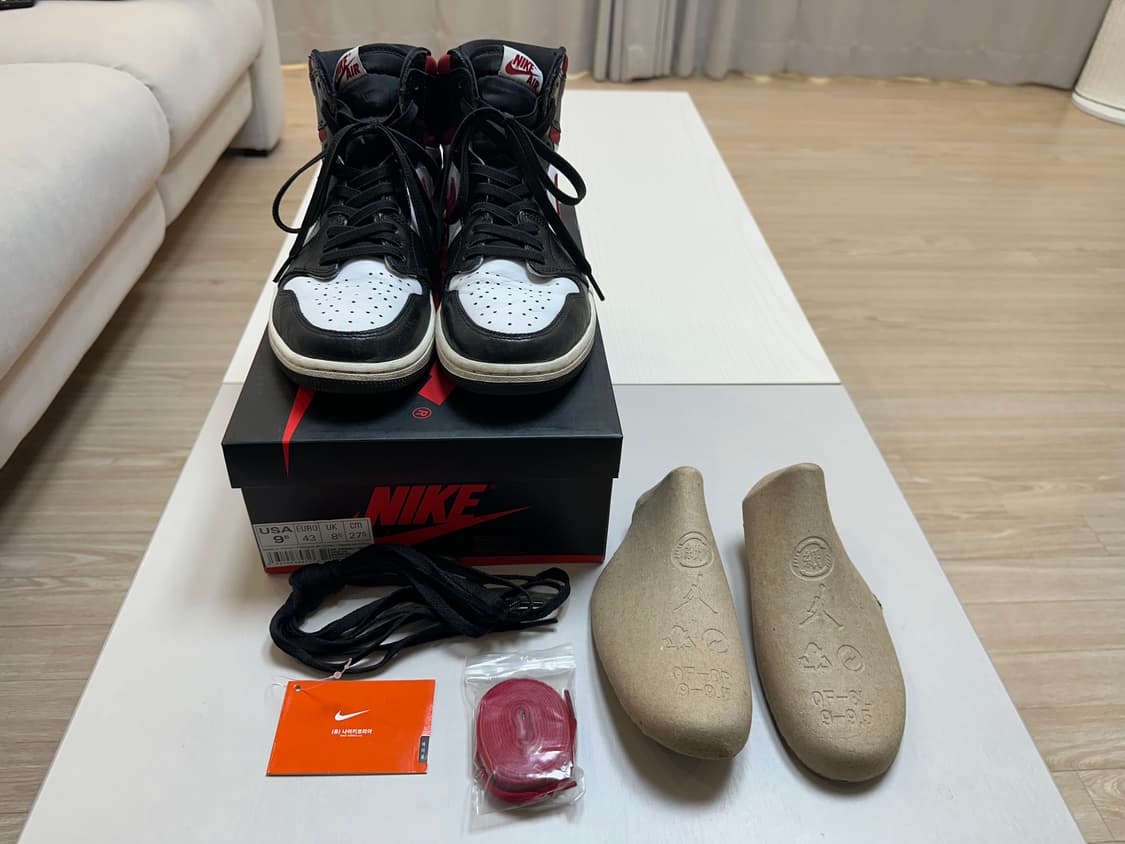 275 조던1 하이 짐레드 피고래 상품이미지6