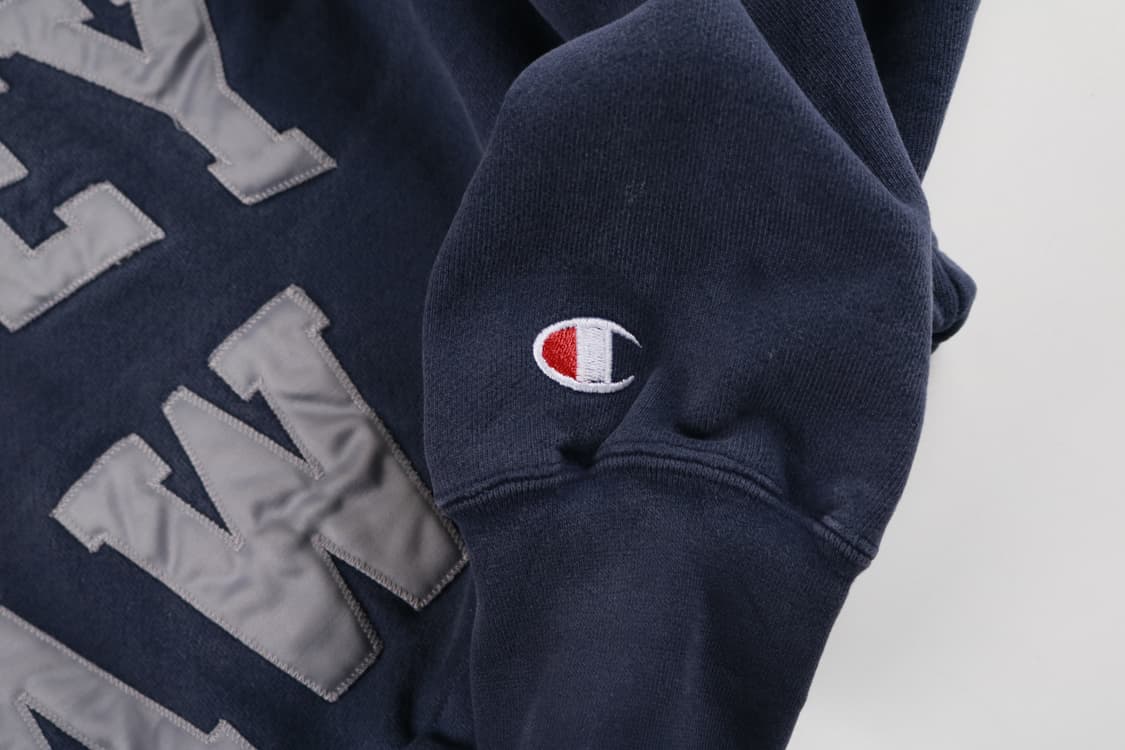 [XL] 90's 챔피온 빅헤비 리버스위브 크롭 맨투맨 상품이미지3