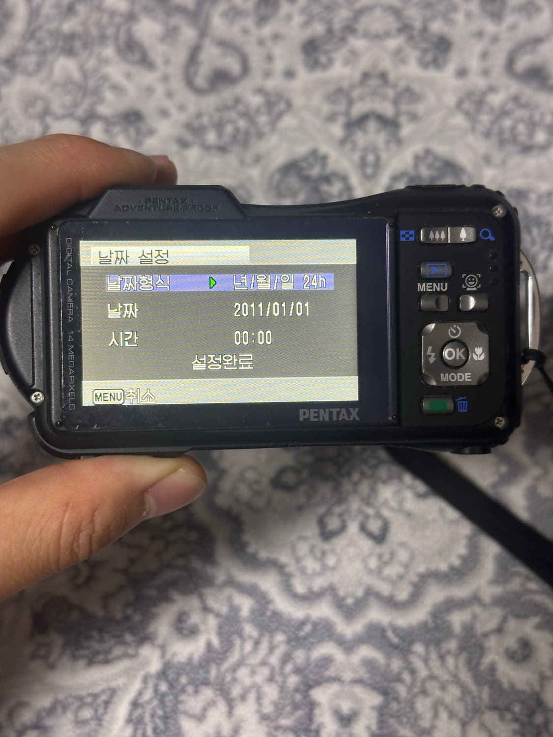 펜탁스 옵티오 wg-1 gps 빈티지 방수 카메라 상품이미지3