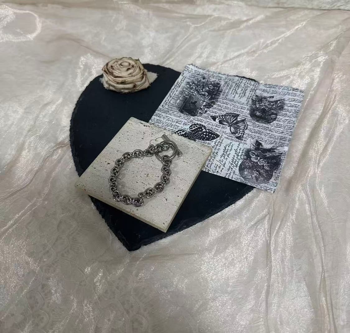 빈티지 고딕 링크 팔찌 상품이미지1