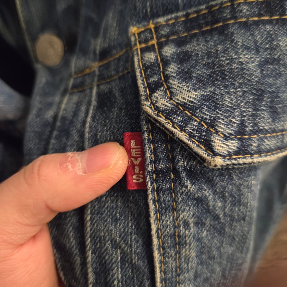 90s 리바이스 lvc 2세대 데님자켓 38 사이즈 71507 타입투 상품이미지6