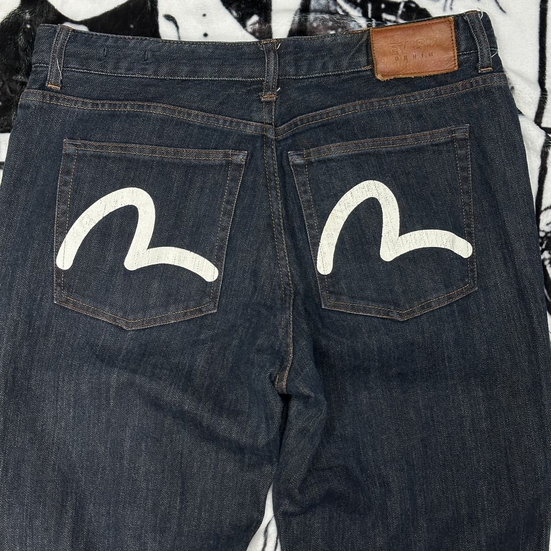 EVISU 에비수 시그니처 로고 새깅팬츠 상품이미지6