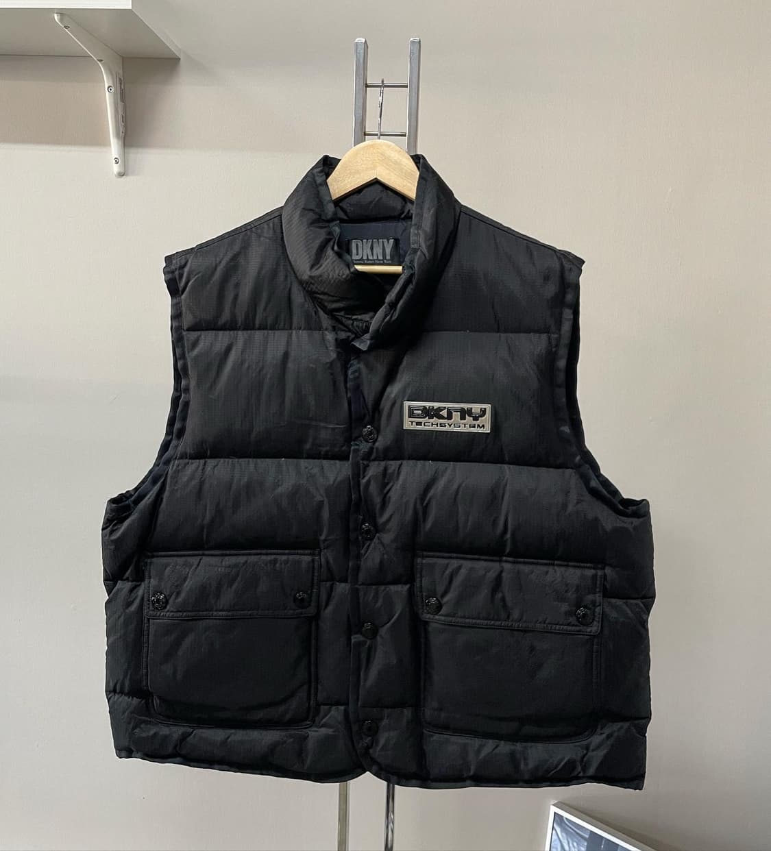 90s DKNY 테크시스템 덕다운 푸퍼베스트 110 상품이미지1