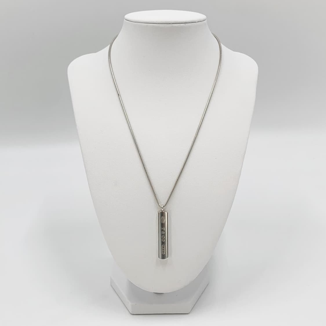 티파니 실버바 펜던트 실버 목걸이 풀구성 NO.104 상품이미지2