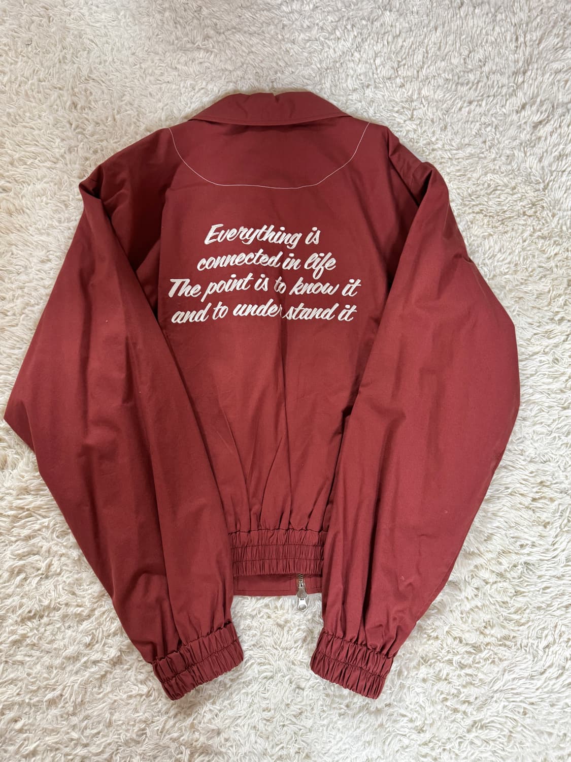 [F] 필인더블랭크 I.O 봄버 자켓 브릭 상품이미지6