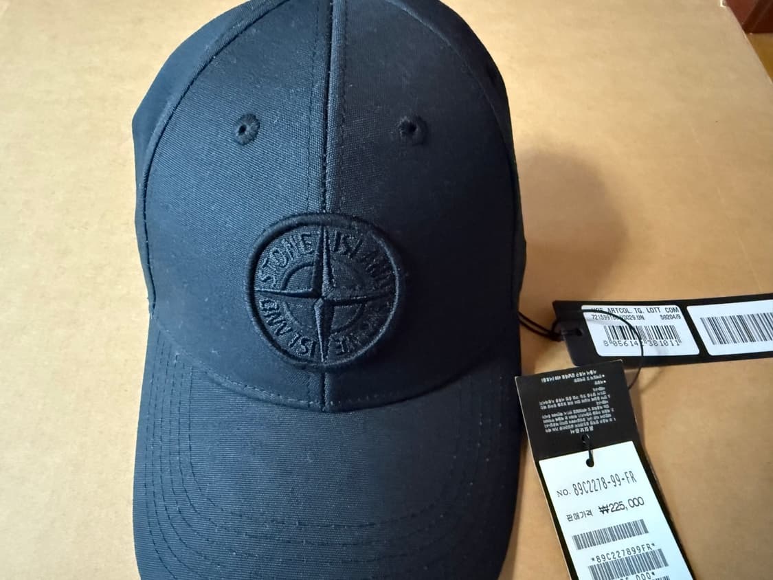 스톤아일랜드 코튼 로고 자수 베이스볼캡 상품이미지2