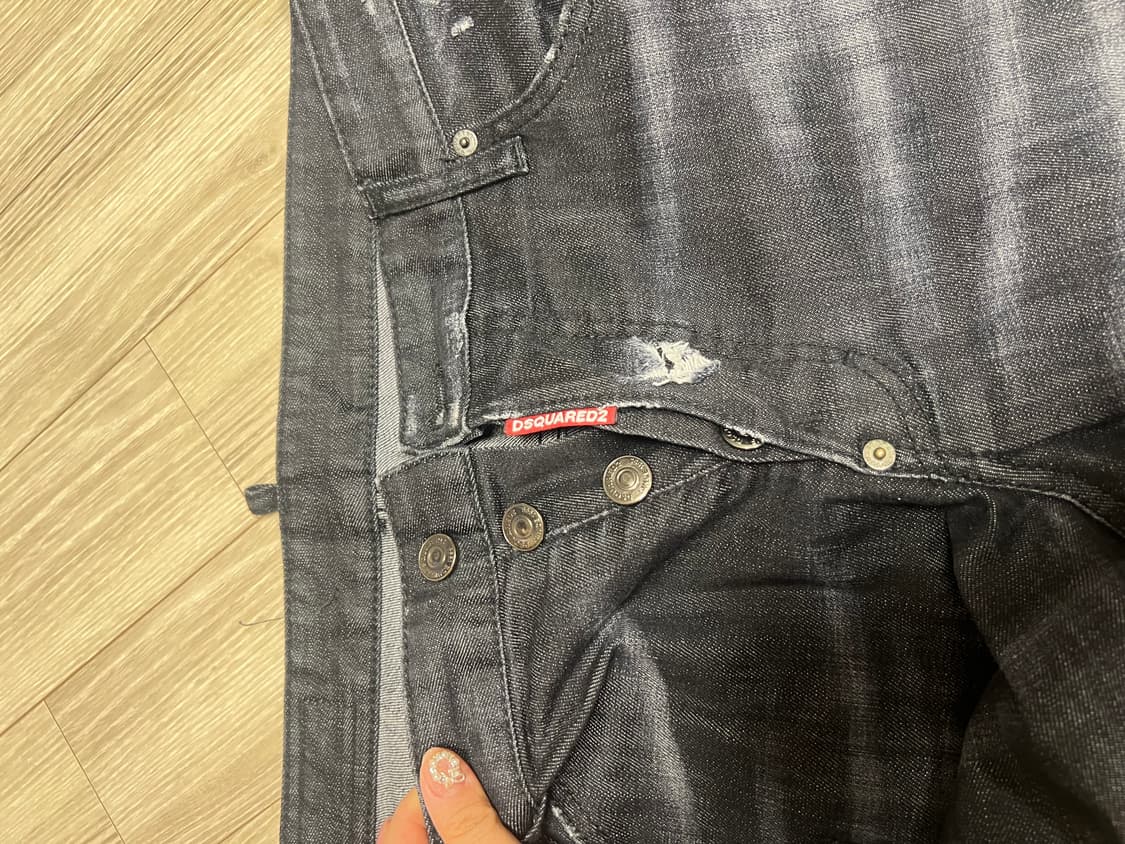 Dsquared2 damage detale 흑청 상품이미지3
