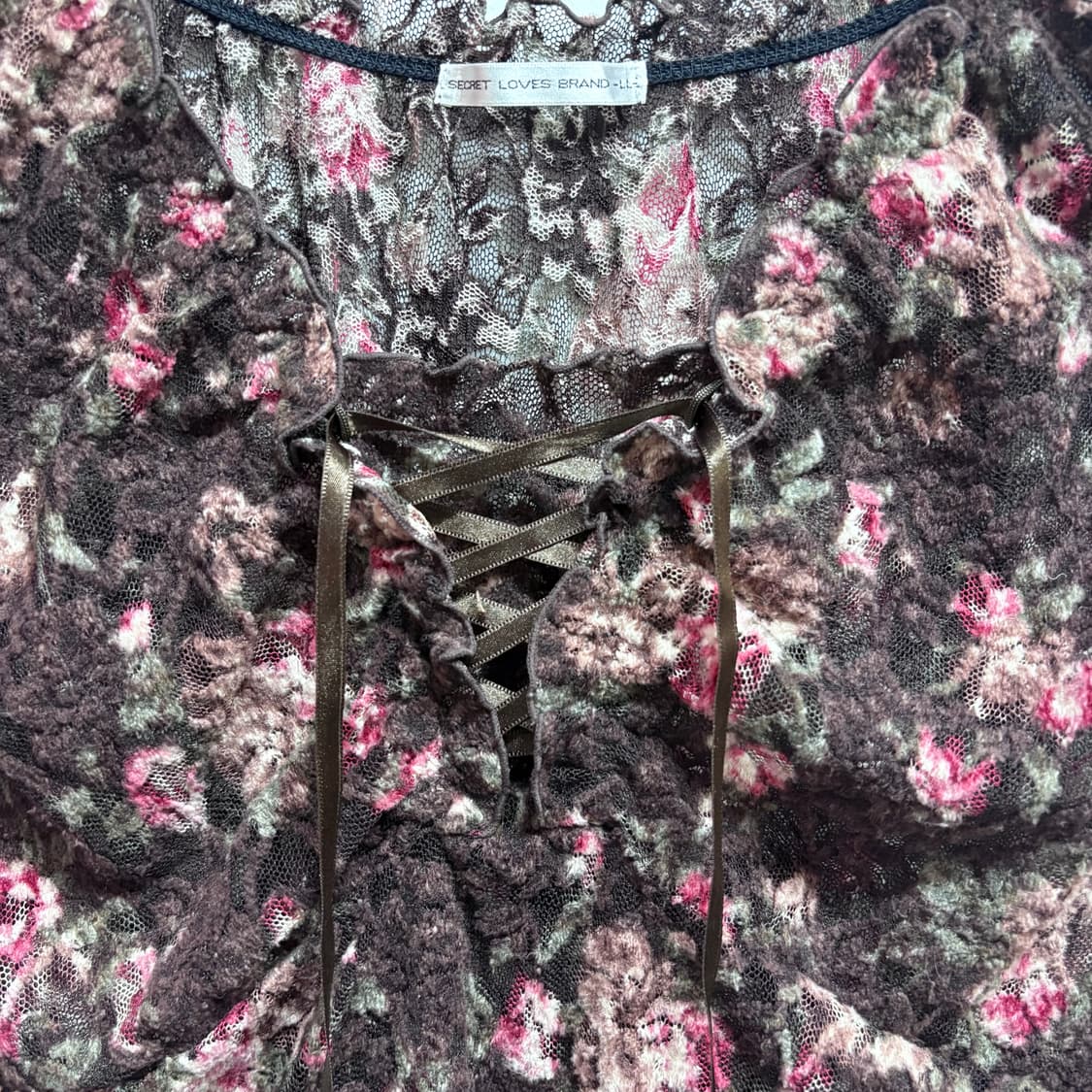 secret loves brand 플라워 페어리 슬리브리스 XL JPN 상품이미지3