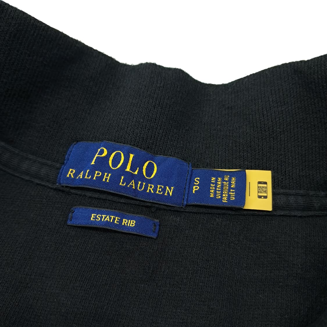 CL043 폴로 코튼 폴로베어 에스테이트 블랙 하프집업 니트 스웨터 상품이미지4