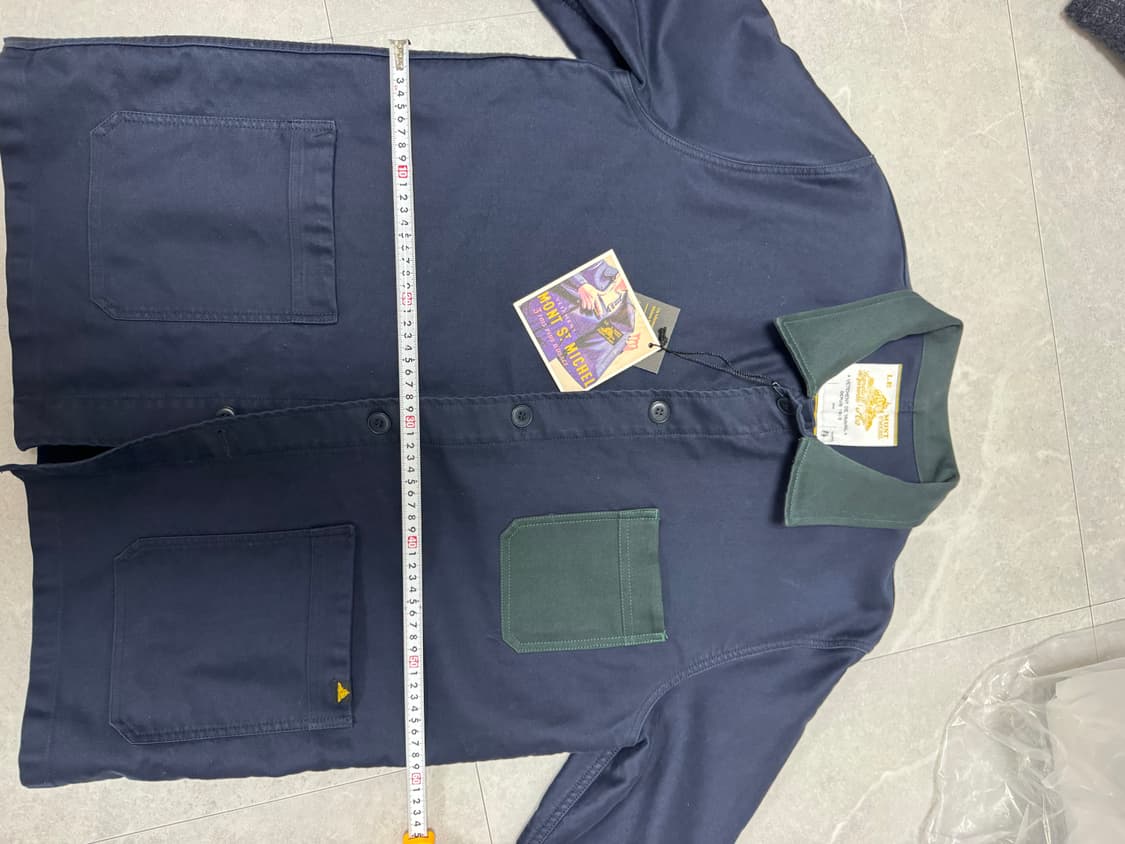 르몽생미셸 워크 자켓 네이비 48 몰스킨 프렌치워크자켓 베트라 르라부어 상품이미지10