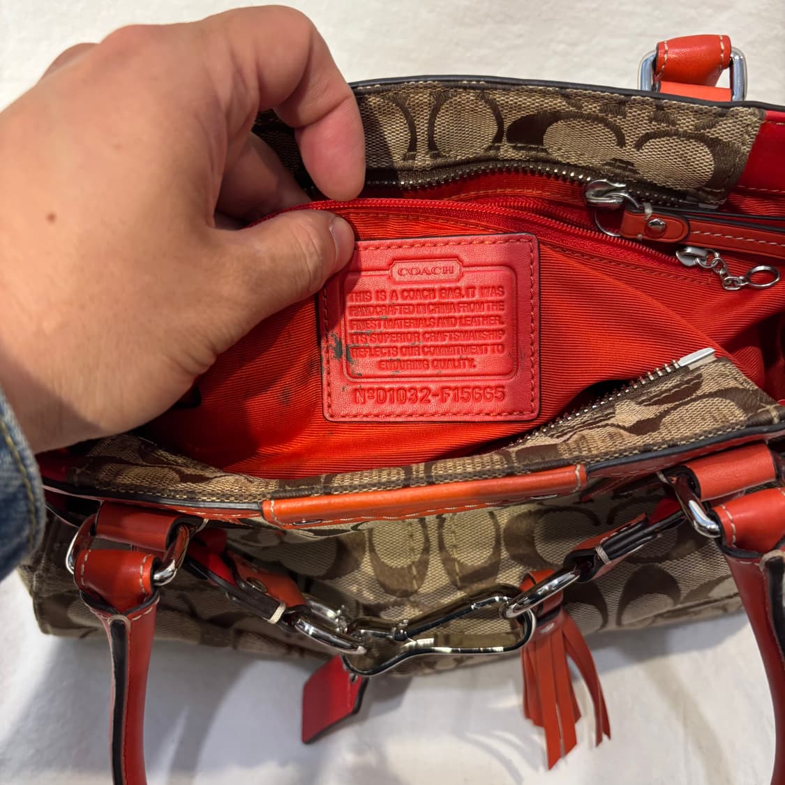 코치 시그니처 토트백 가방 상품이미지9