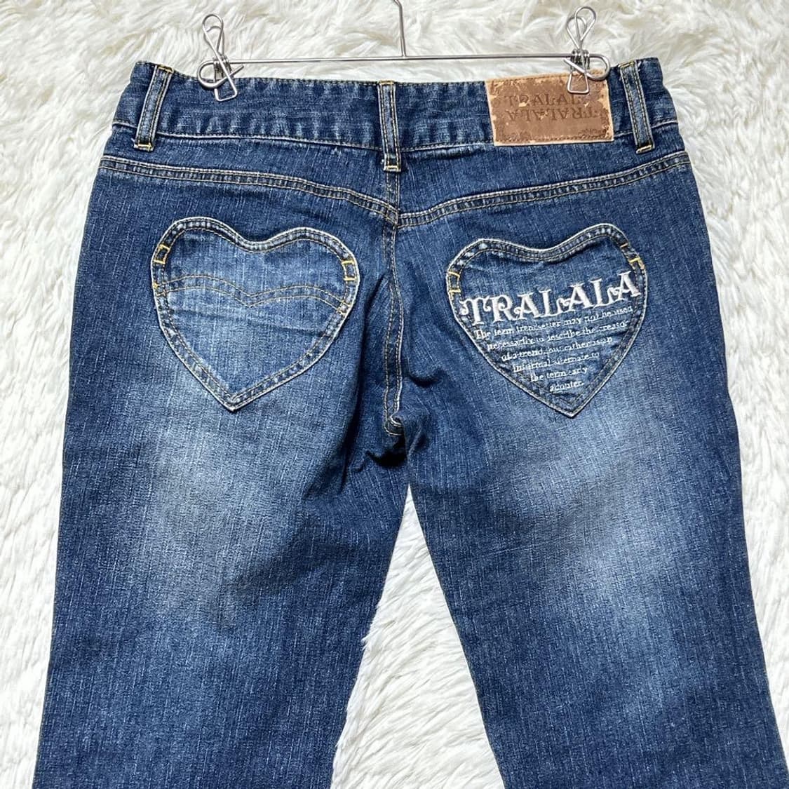 트랄라라 데님 로우라이즈 팬츠 상품이미지1