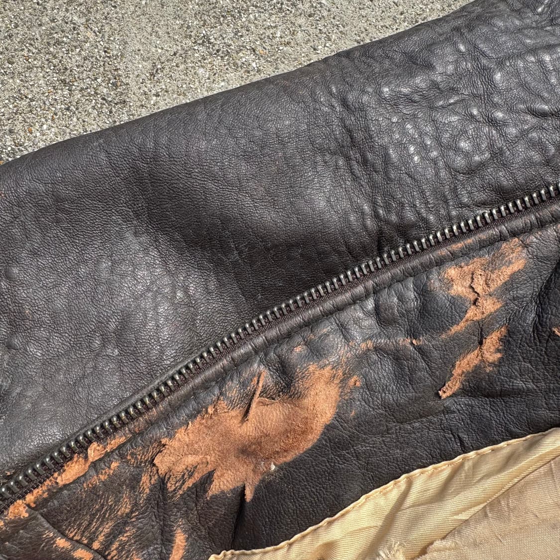 [L] Bugle Boy 핀업걸 항공 가죽 자켓 상품이미지8