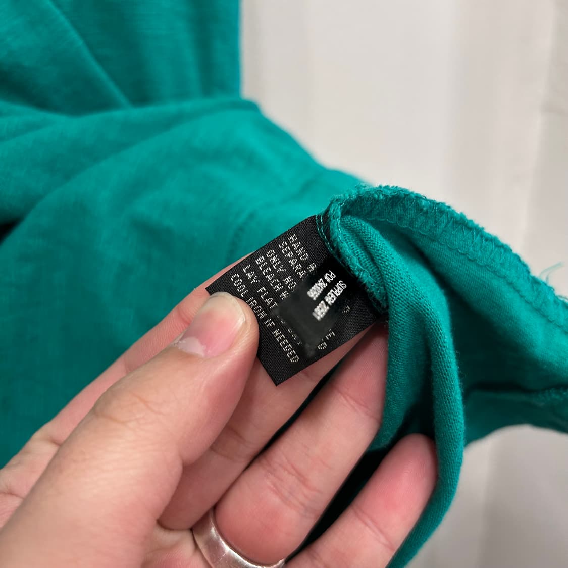 더블알엘 체스트포켓 라운드 코튼 반팔티 상품이미지4