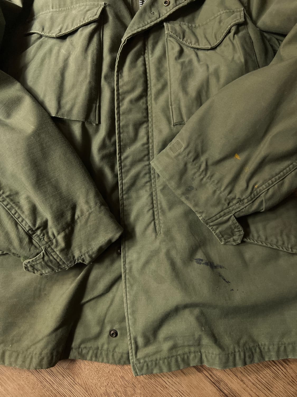 [S]70's 오리지널 U.S ARMY 2세대 M65 필드자켓 내피포함 상품이미지7