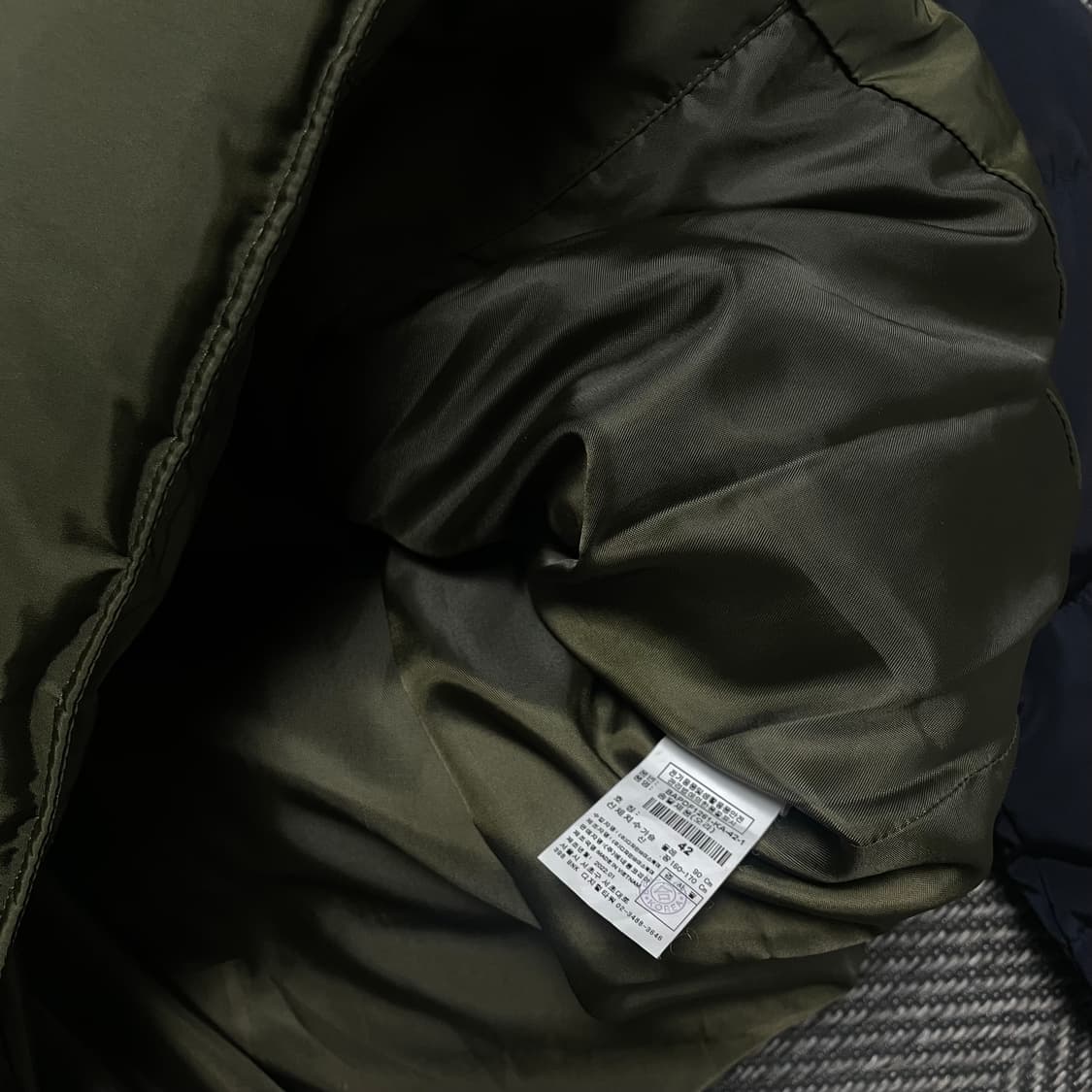 베네통 배색 덕다운 푸퍼 패딩 자켓o 5313 상품이미지6