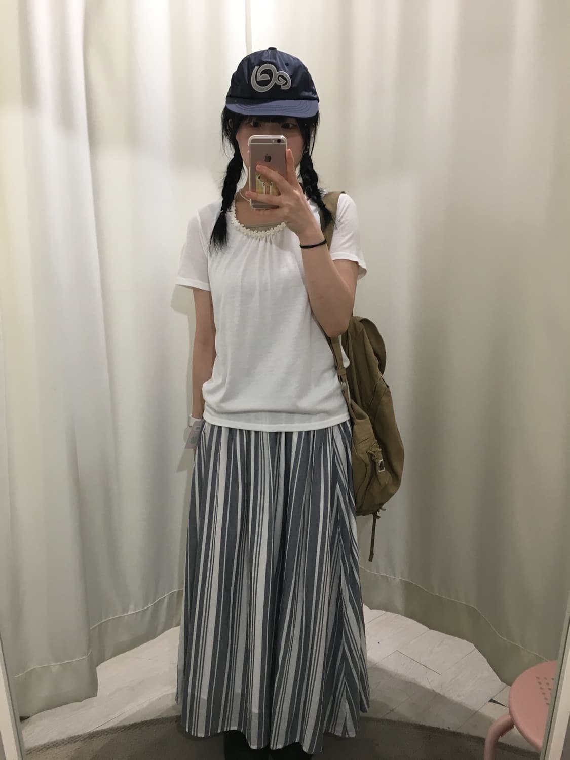 Lugnoncure stripe skirt 상품이미지5