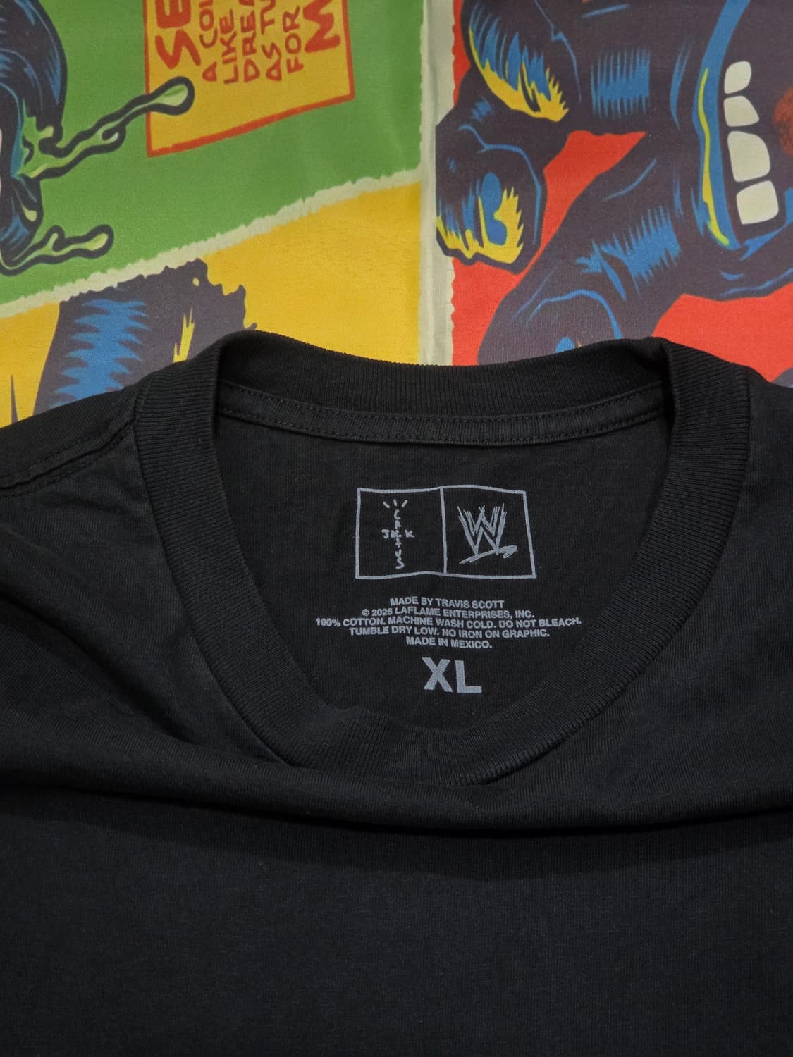 Cactus Jack x WWE 반팔 XL 상품이미지5