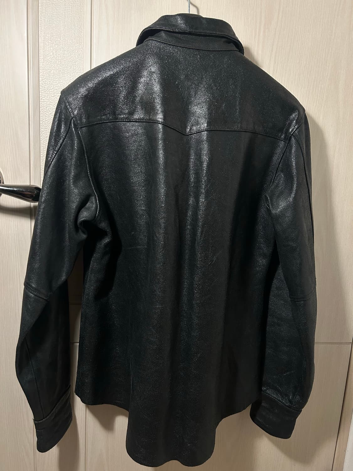 Cow Skin Suede 웨스턴 레더 셔츠 자켓 상품이미지10