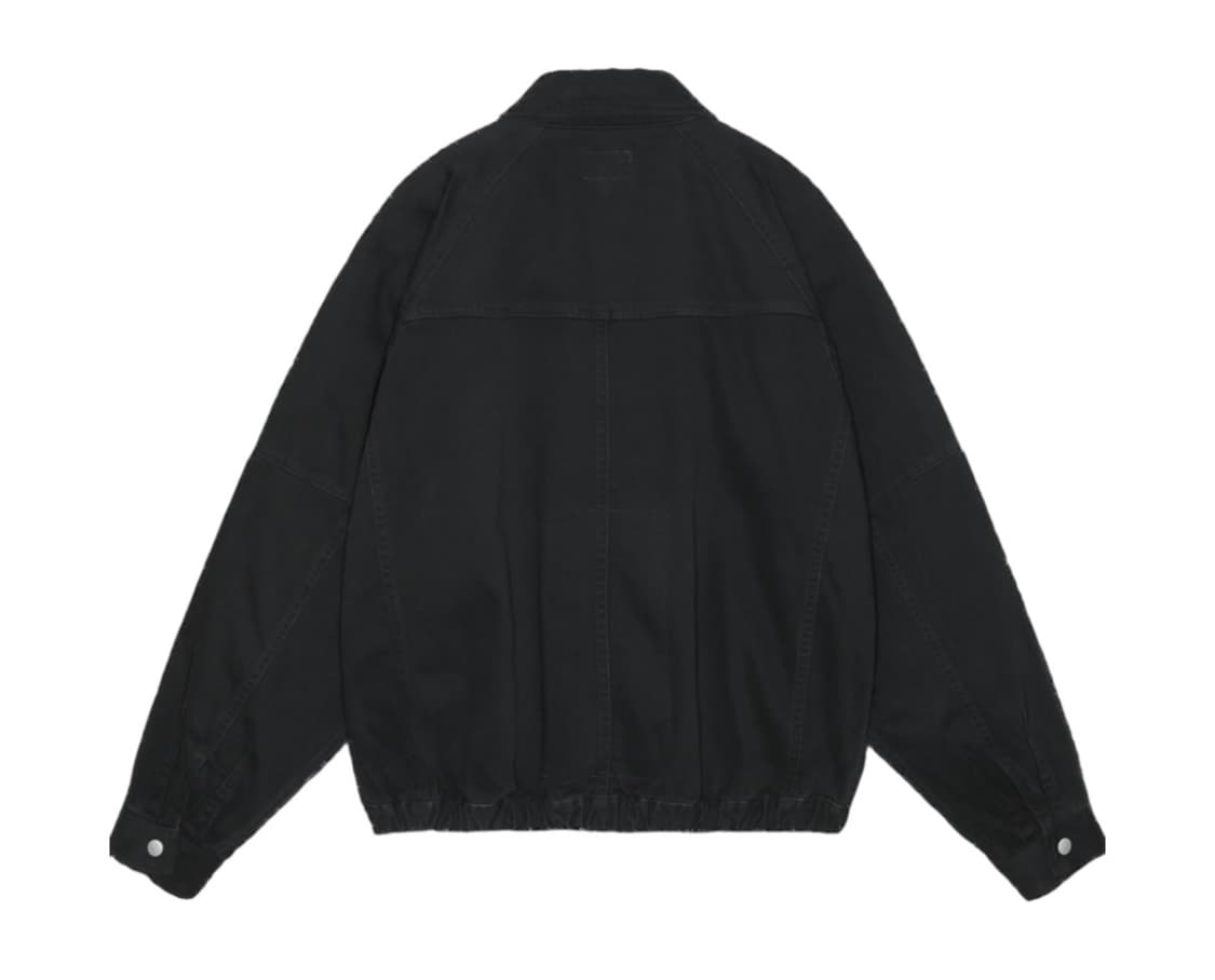 (L) 카브엠트 컷팅 버튼 업 자켓 블랙 상품이미지2