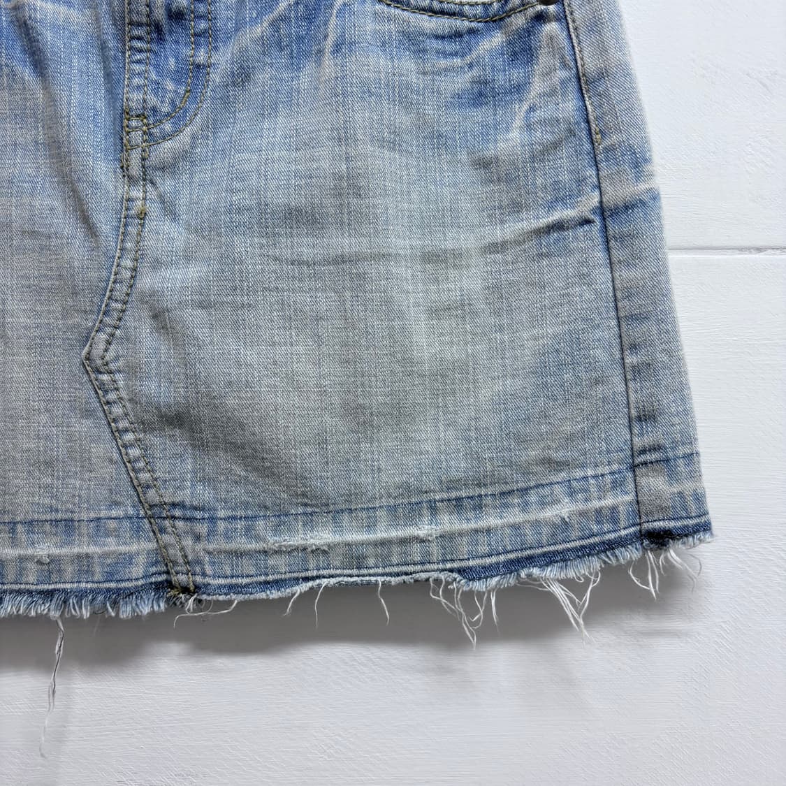 THEORIA 데미지 데님 미니 스커트 JPN 상품이미지3
