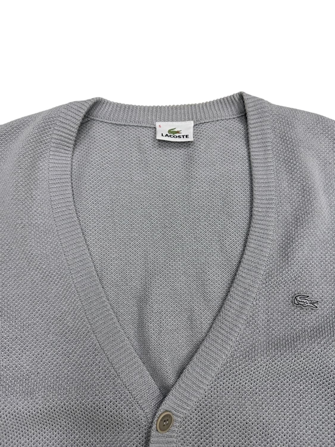 라코스테 가디건 쿨그레이 (5,XL) 상품이미지3