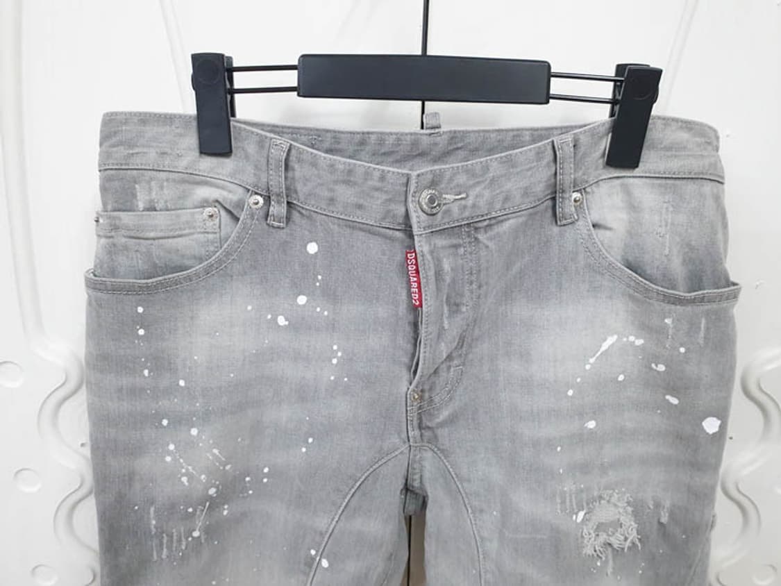 디스퀘어드 남성 그레이 페인트진 32 상품이미지2