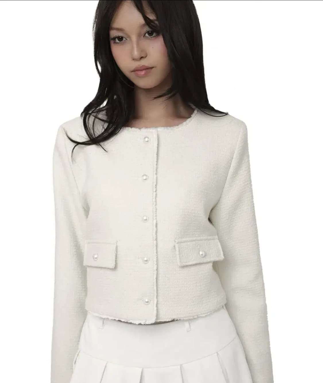 클리시어 바닐라 키스 트위드 자켓 상품이미지1