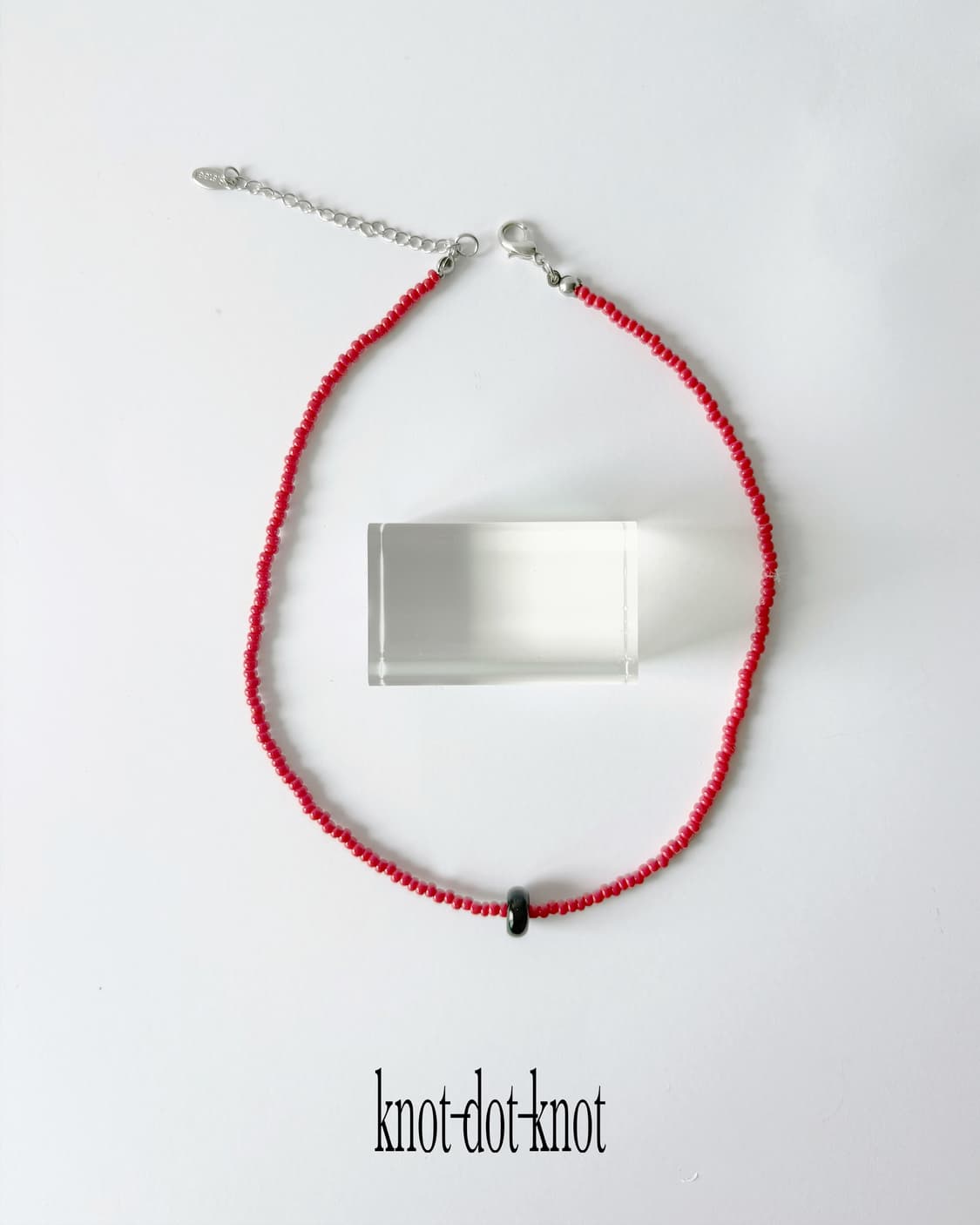 [knot•dot•knot] raspberry necklace 상품이미지1