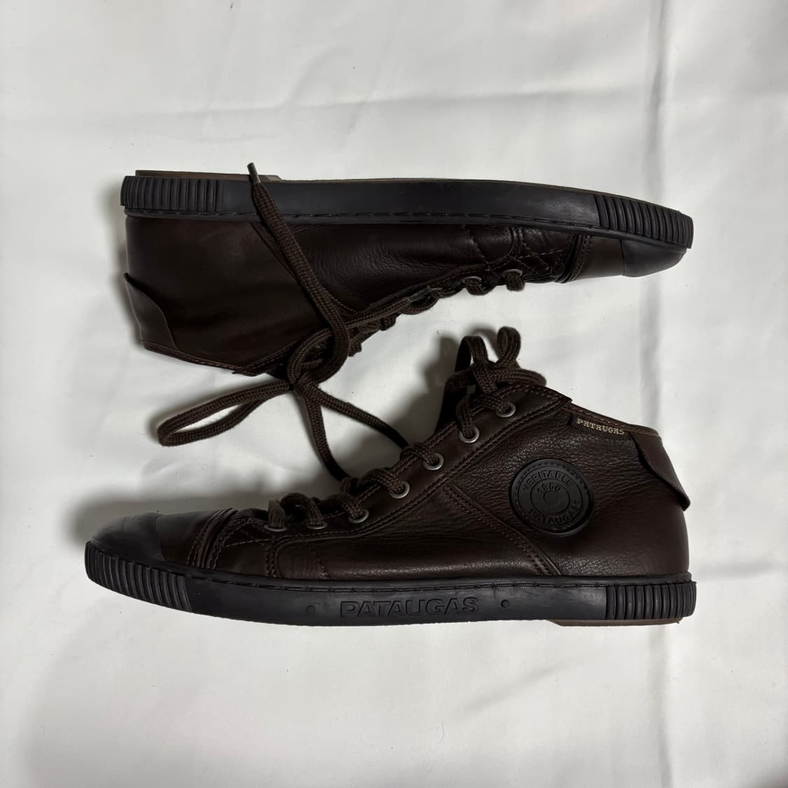 PATAUGAS 레더 하이탑 스니커즈 상품이미지1