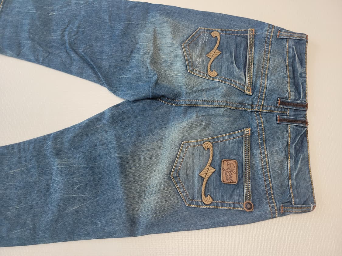 쉐인 Shane 남자 슬럽 7부 청바지 32 오션블루 상품이미지9