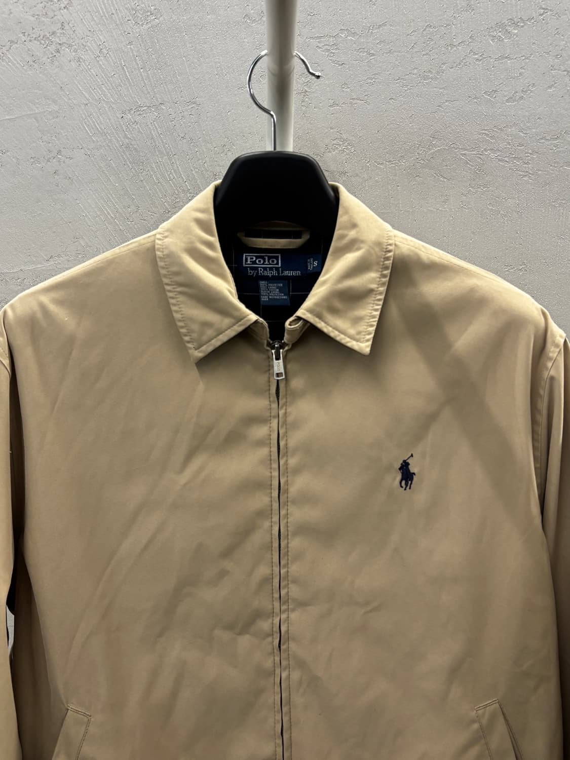 폴로 랄프로렌  베이지 폴리쉘 스윙톱 자켓 S 상품이미지3