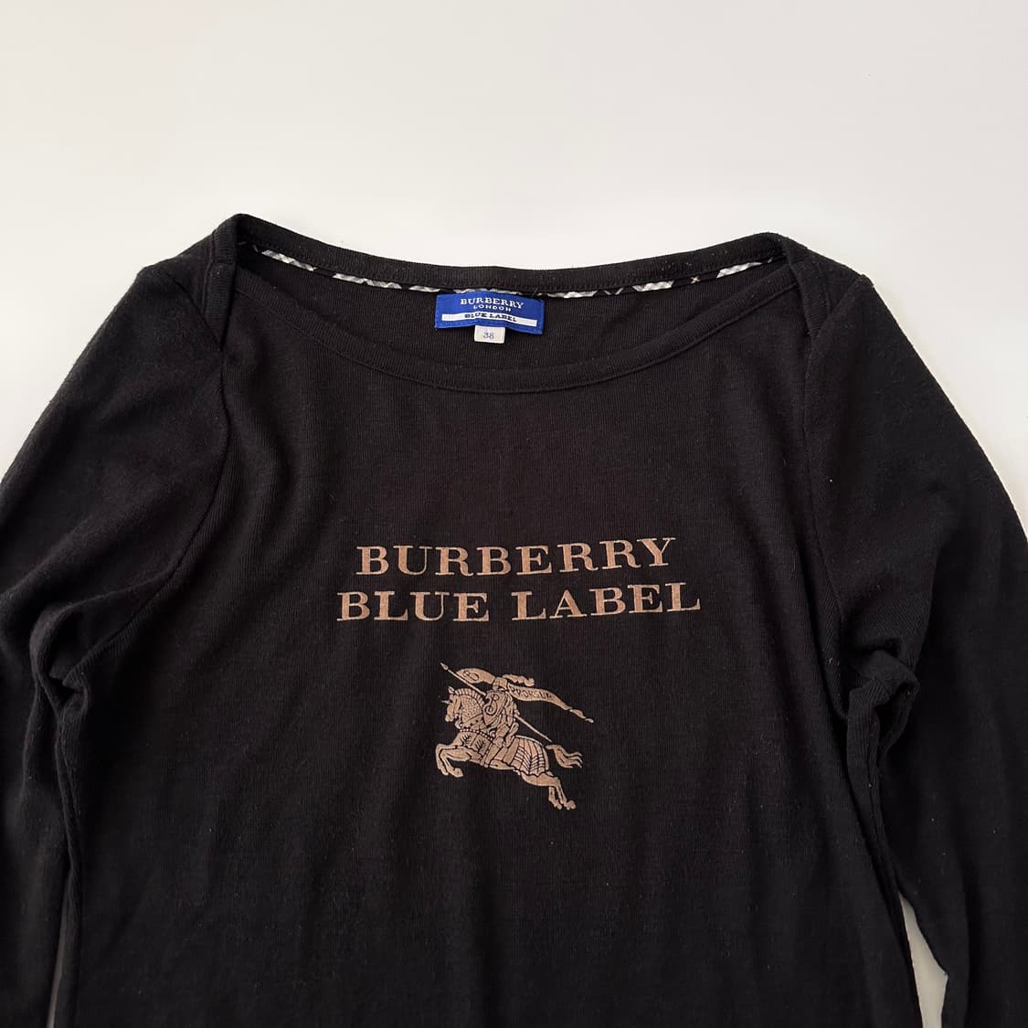 버버리 블루라벨 burberry 로고 롱슬리브 상품이미지2