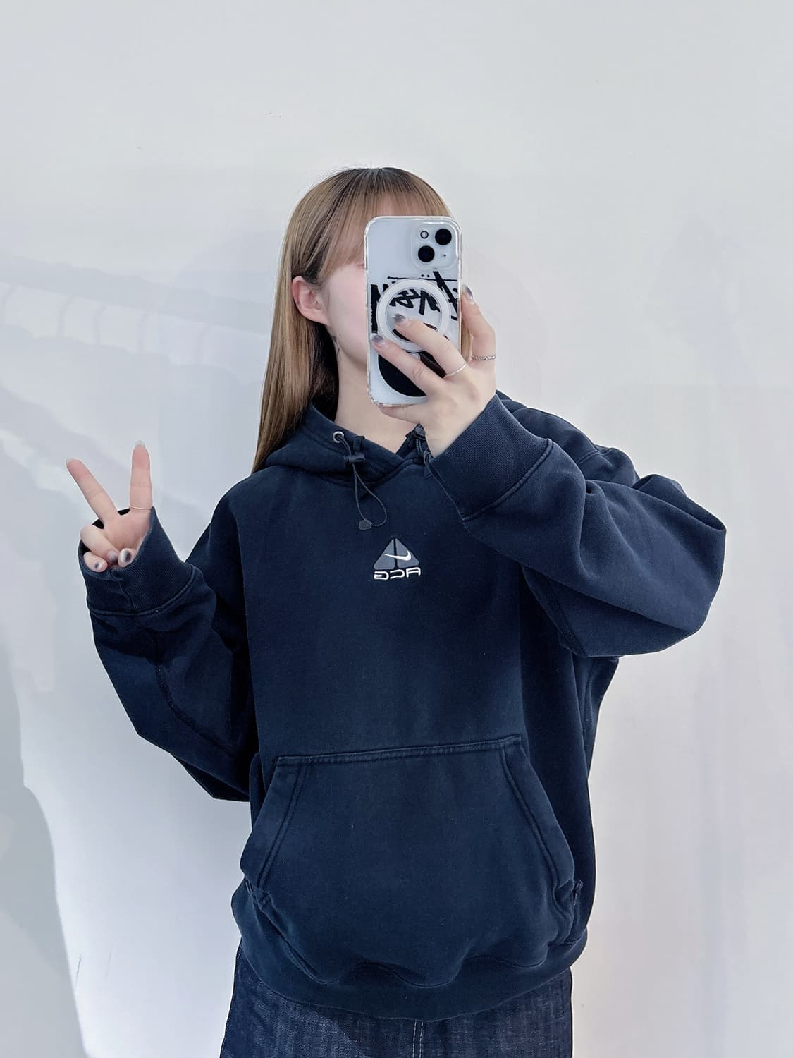 나이키 acg 블랙 후드 상품이미지1