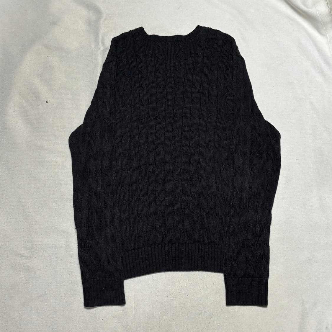 M 폴로랄프로렌 블랙 케이블 니트 상품이미지3