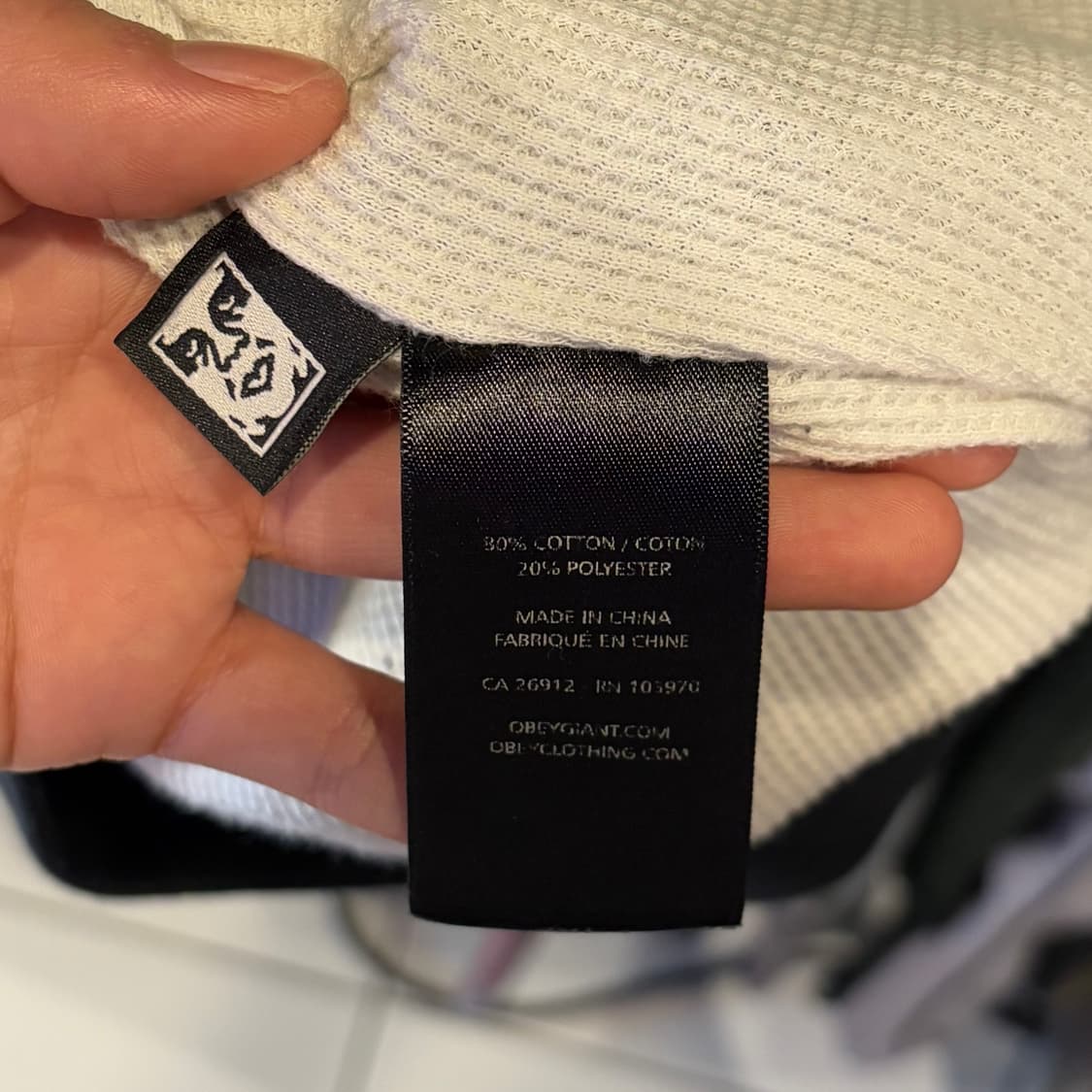 오베이 코튼 블랙 집업 상품이미지5